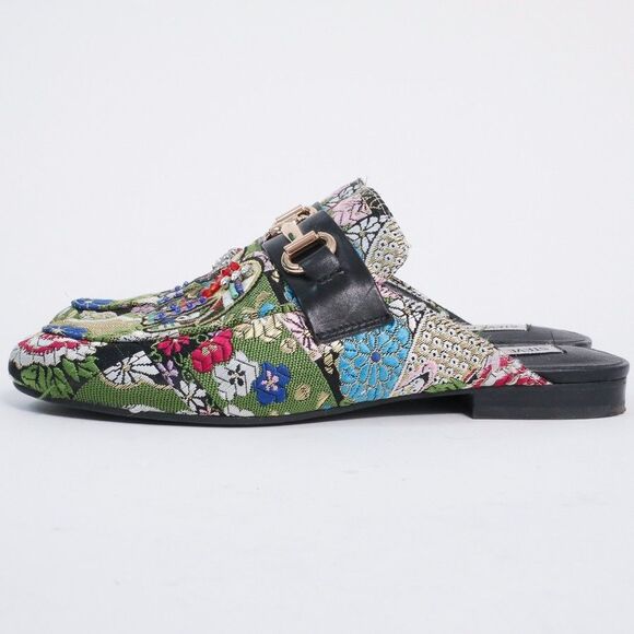 Steve Madden Kandi Slip-On Mule Elephant Tapestry Embellished Floral Beaded, 7.5 - Picture 8 of 11